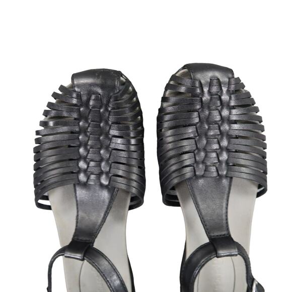 Baretraps Shoes Womens 6 Sandals Casual Fashion Closed Toe Abbie Huarache Black - Picture 7 of 12